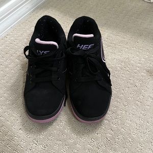 Heelys. Black and Pink, size 6 youth, 7 Women’s